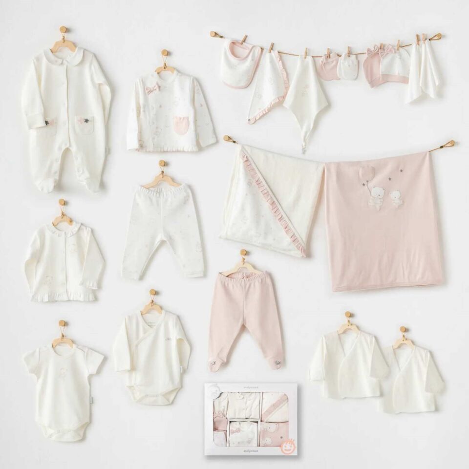 Andywawa AC25952 Ballerina 20 Parça Hastane Çıkışı Ekru