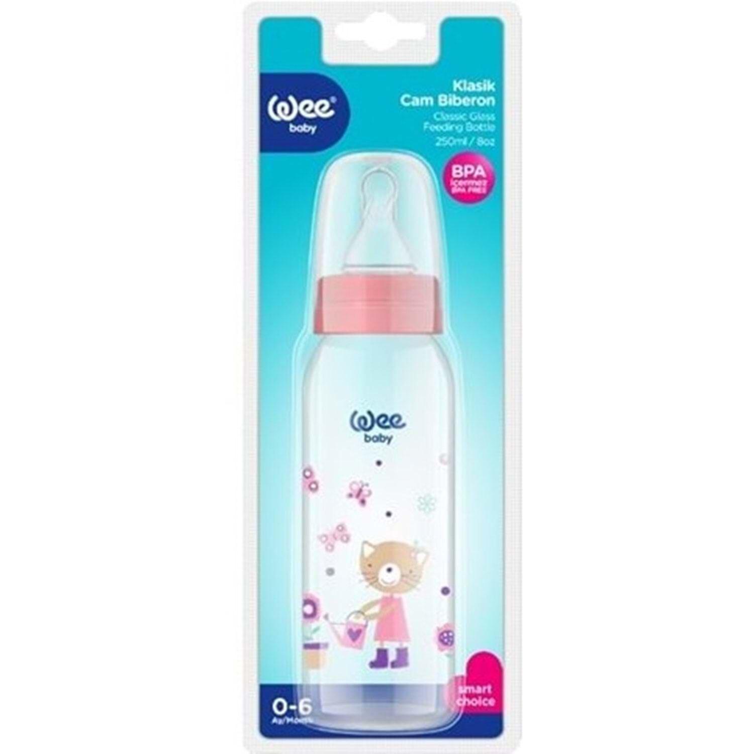 Wee Baby Klasik Cam Biberon 250 ml 876