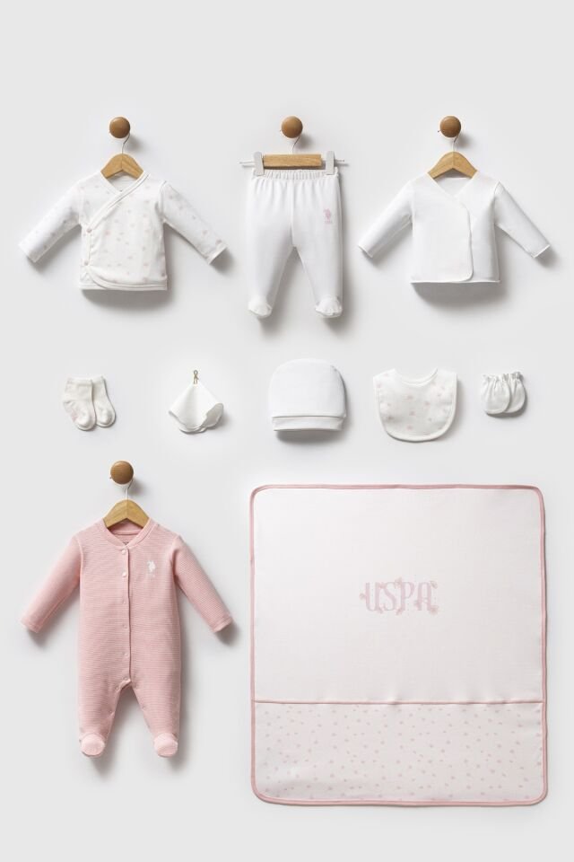 U.S. Polo Assn Hastane Çıkışı 10’lu set USB2700 Beyaz