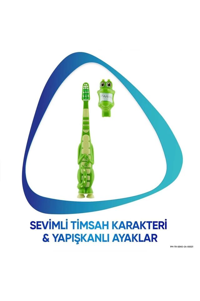 Sensodyne Promine Kids Yumuşak Diş Fırçası 3-5 Yaş Timsah