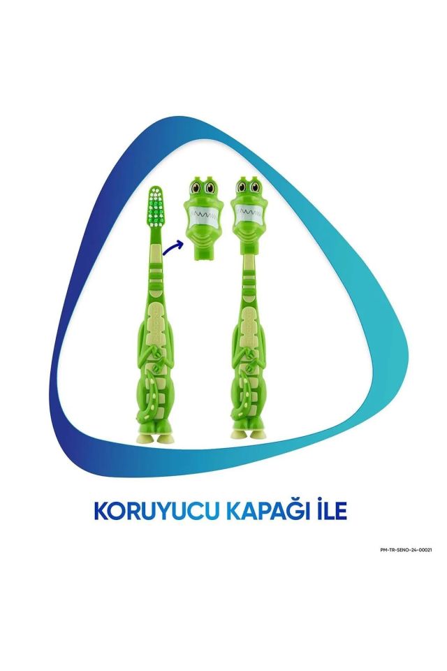 Sensodyne Promine Kids Yumuşak Diş Fırçası 3-5 Yaş Timsah