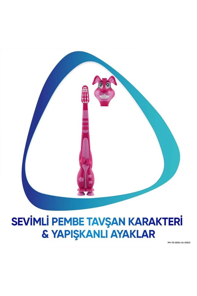 Sensodyne Promine Kids Yumuşak Diş Fırçası 3-5 Yaş Pembe Tavşan