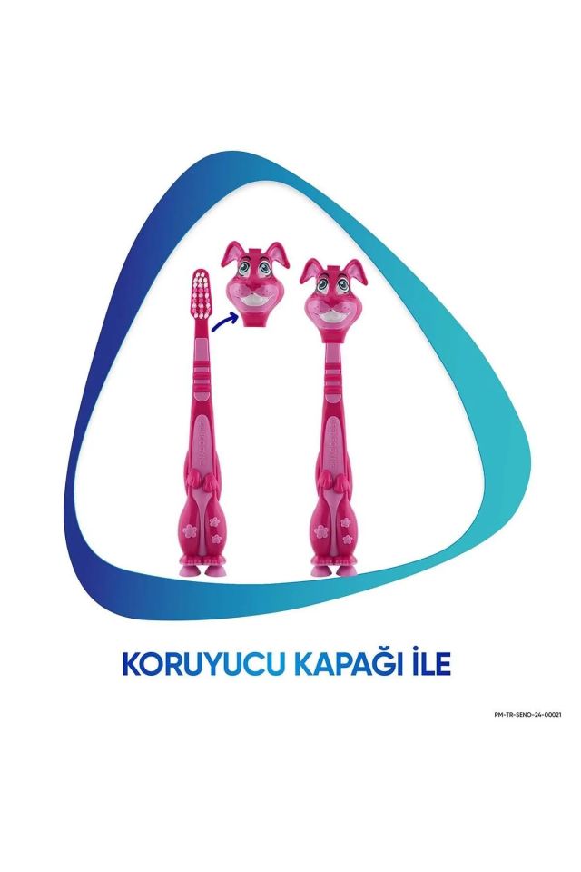 Sensodyne Promine Kids Yumuşak Diş Fırçası 3-5 Yaş Pembe Tavşan