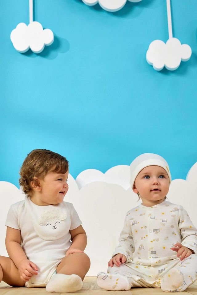Minycenter Unisex Bebek 4'Lü Set 24U002 Karışık Renkli