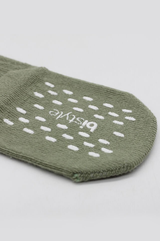 Bistyle 5'Li Penye Kaymaz Çember Soket Çorap 10122 Bej