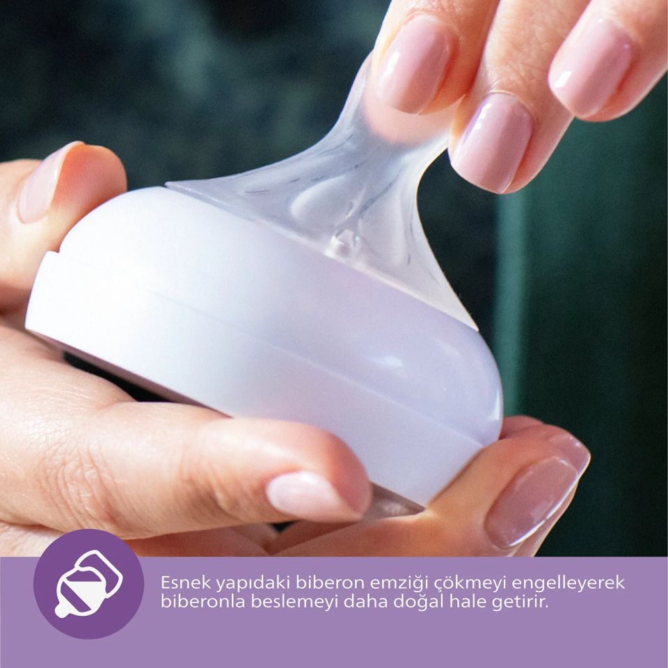 Philips Avent Doğal Tepkili Natural Response 2'Li Biberon Emziği No:6 6+ Ay