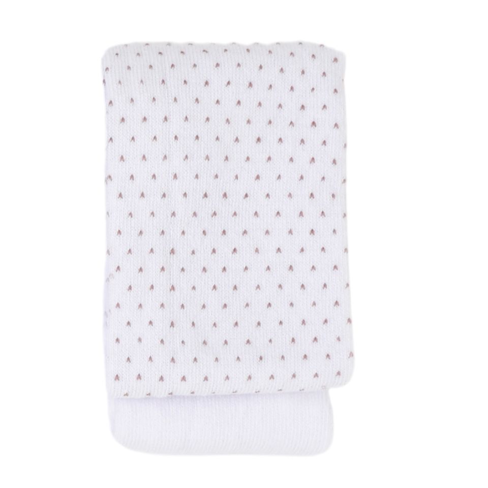 Bibaby Biorganic Klasik Puanlı Külotlu Çorap 68438 Beyaz