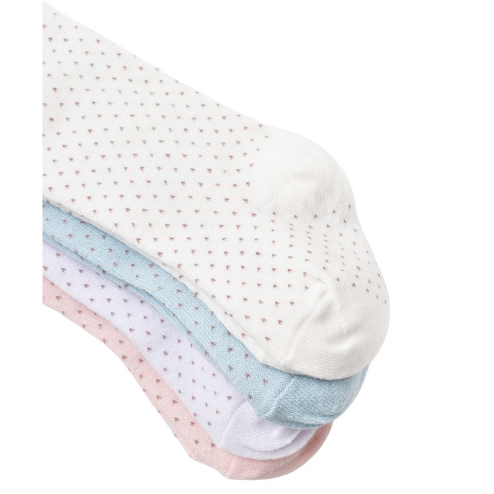 Bibaby Biorganic Klasik Puanlı Külotlu Çorap 68438 Beyaz