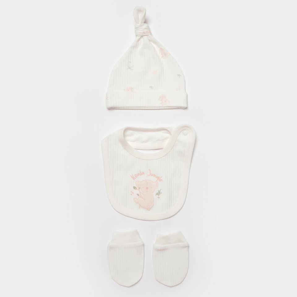 Bibaby Biorganic Koala Jungle 5'Li Hastane Çıkış Seti 62325 Pembe