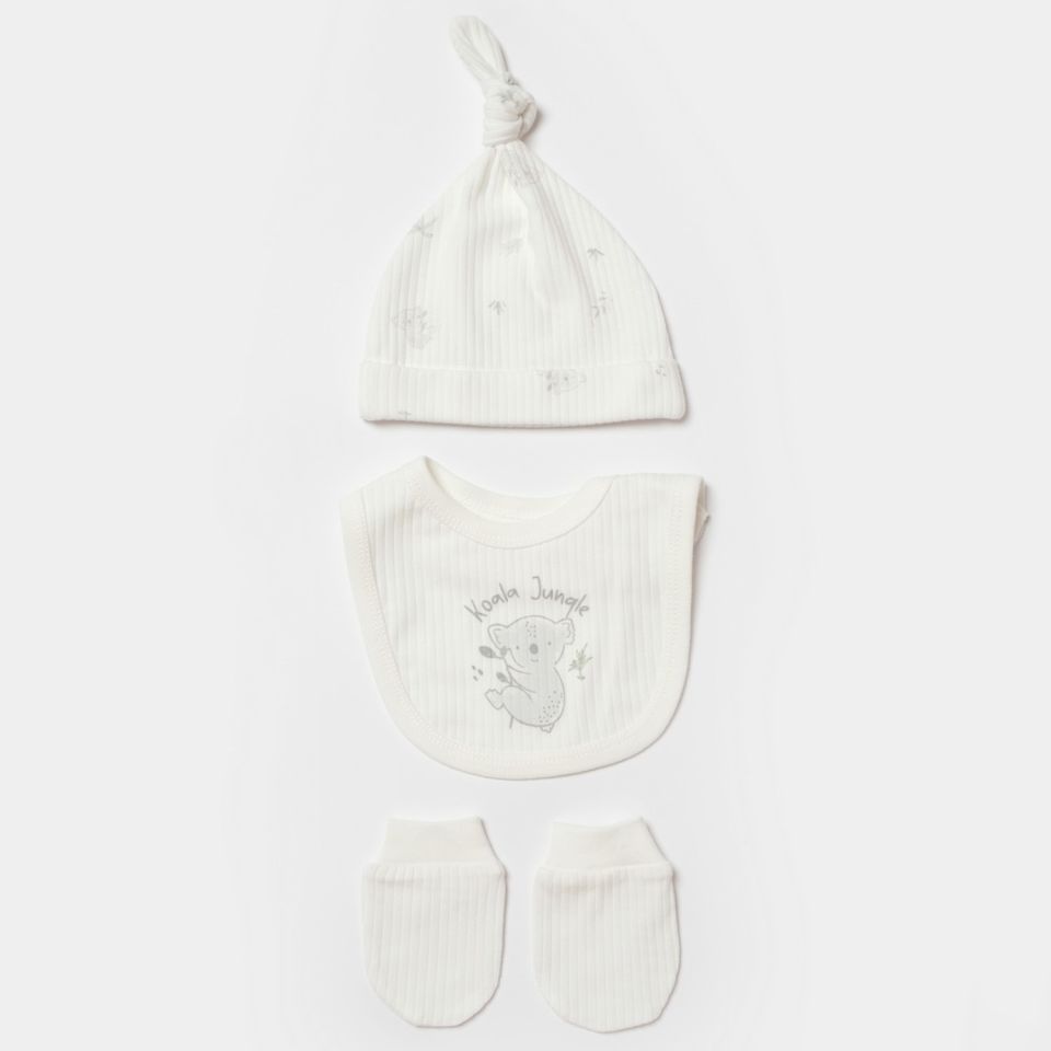 Bibaby Biorganic Koala Jungle 5'Li Hastane Çıkış Seti 62325 Gri