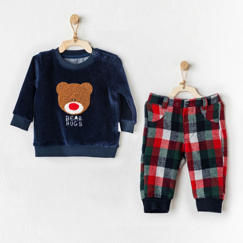 Andywawa AC24423 New Year 2li Bebe Takım Multicolor