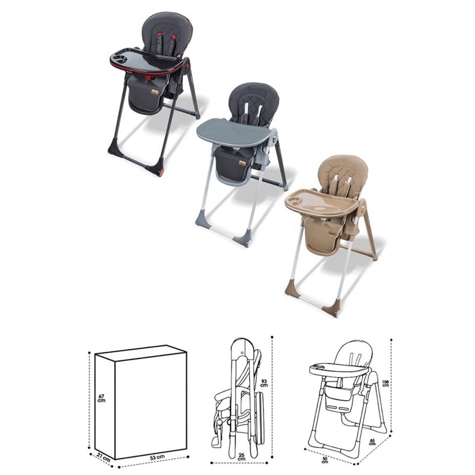 Baby Care BC515 Multiflex Mama Sandalyesi - Gri