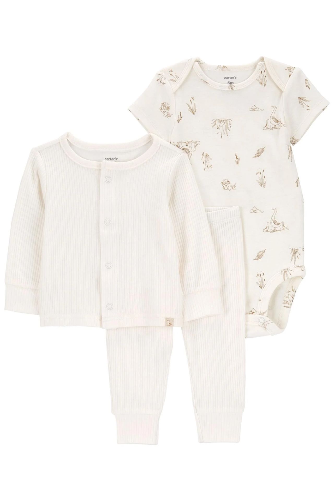 Carter's Layette Bebek 3'Lü Hırkalı Set 1P603310 Karışık Renkli