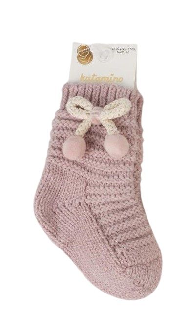 Katamino Şirin Aks Kız Bebek Soket k45087 Asorti