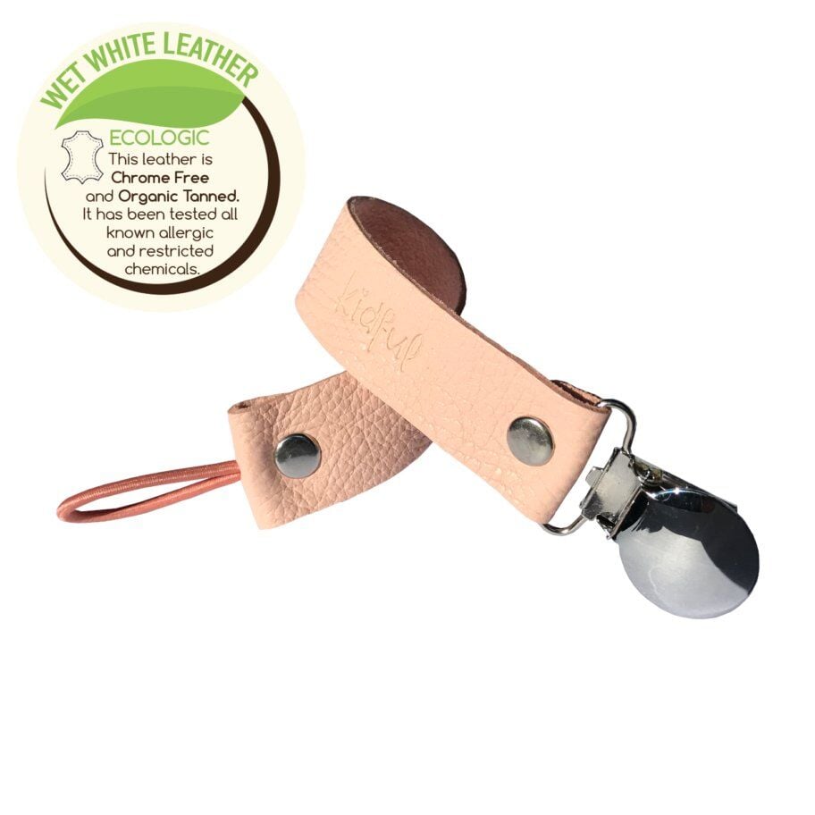 Kidful Bitkisel Boyalı Emzik Askısı Blush