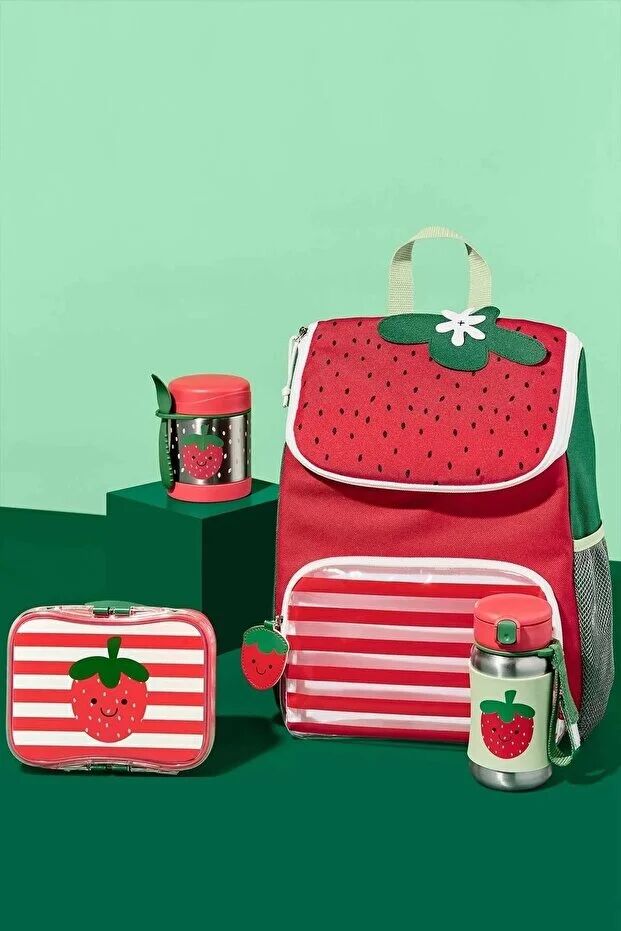 Skip Hop Zoo Paslanmaz Çelik Termos 325 ml Çilek