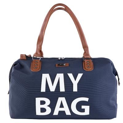 M&Y My Bag Deri Anne Bebek Bakım Çantası 7070 - Lacivert