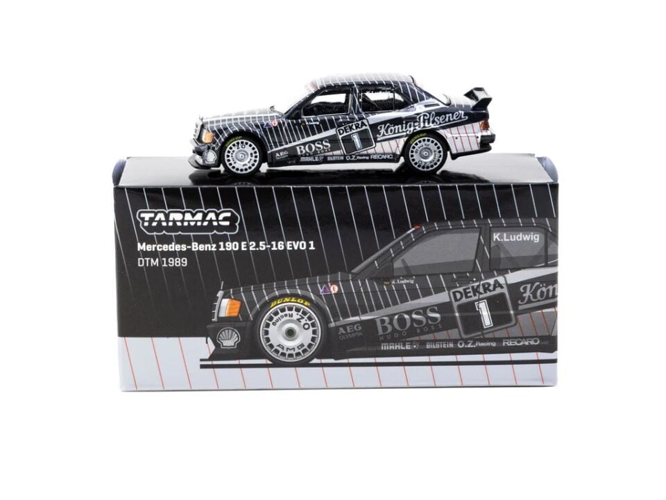 Tarmac Works Mercedes-Benz 190 E 2.5-16 EVO 1 #1 DTM1989 (Klaus Ludwig SE)