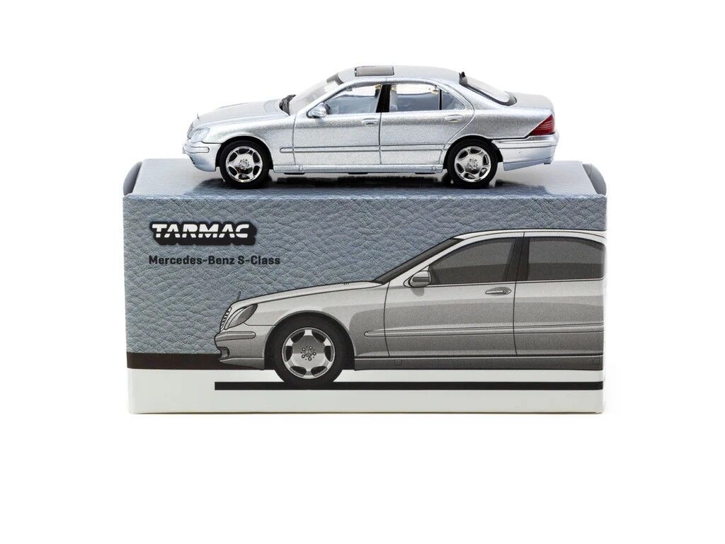 Tarmac Works Mercedes-Benz S-Class Brilliant Silver Metallic