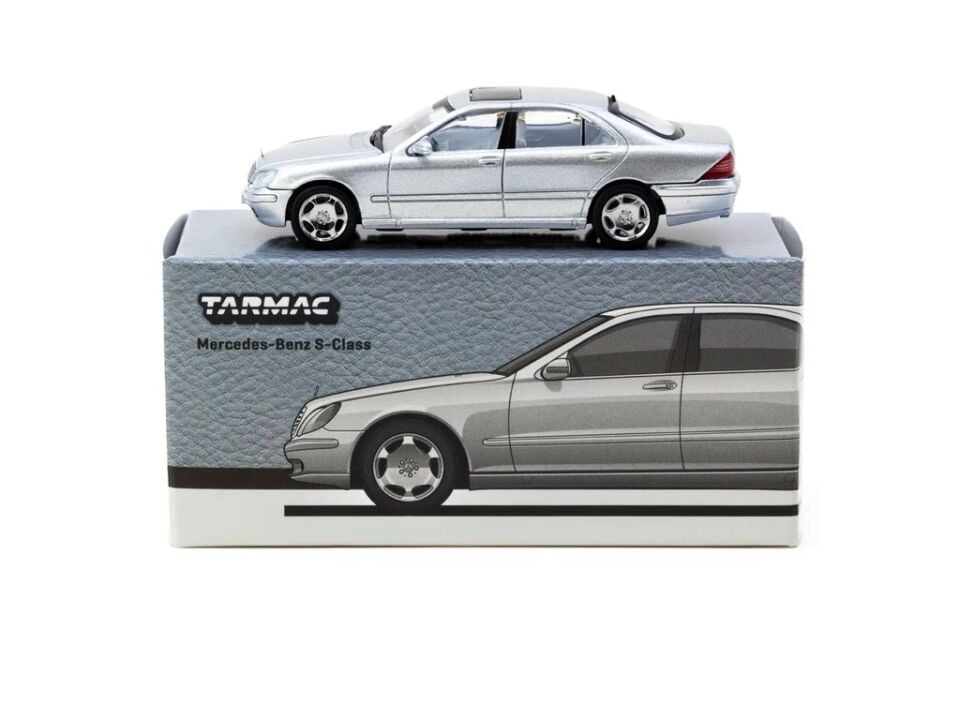Tarmac Works Mercedes-Benz S-Class Brilliant Silver Metallic
