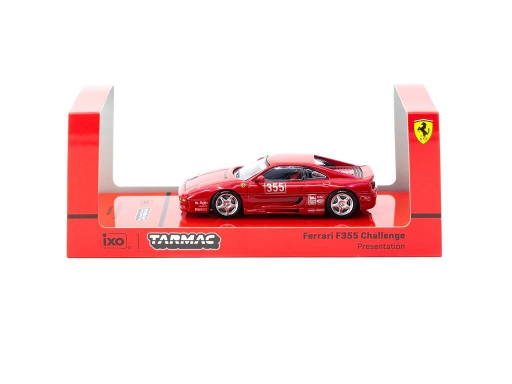 Tarmac Works X iXO Models 1/64 Ferrari F355 Challenge Presentation