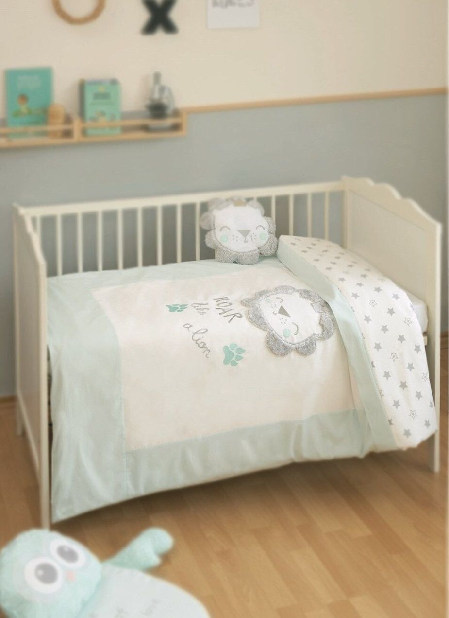 Bibaby Lion Bebek Nevresim Takımı 69100 Mint
