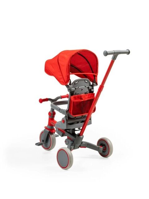 Baby2Go Go Bike Üç Tekerlekli Katlanabilir Bisiklet Kırmızı