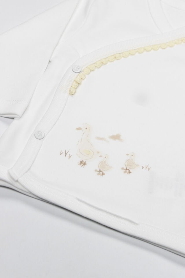 Bistyle 10Lu Hastane Çıkışı Welcome Baby Duck 11103 Sarı-Ekru