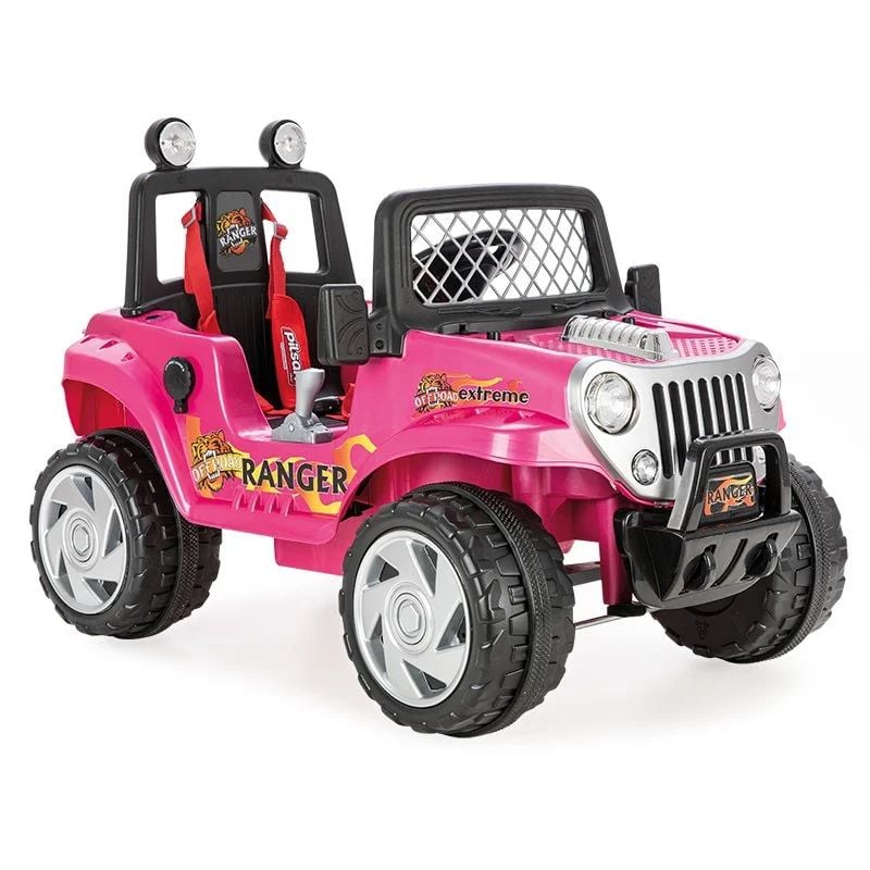 Pilsan Ranger Uzaktan Kumandalı Akülü Araba 12 Volt 05-107 - Metalik Pembe