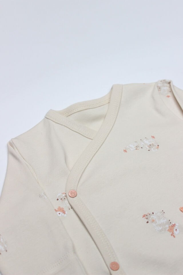 Bistyle 3Lü Zıbın Takım Fluffy And Lovely 13106 Bej