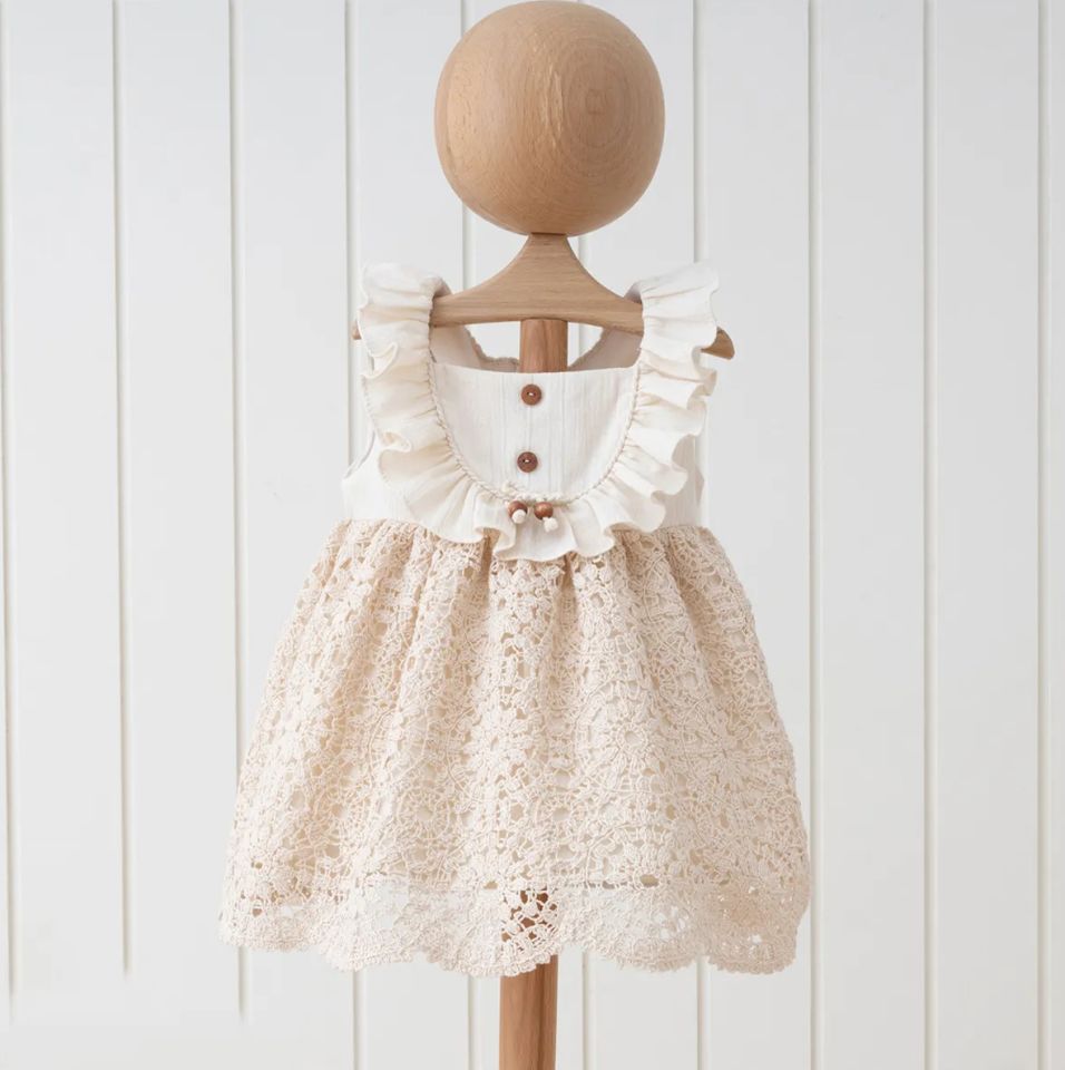 Mymio 3944 Bebek Elbise Bej