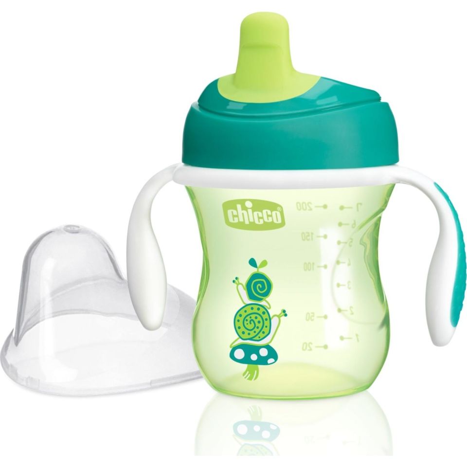 Chicco Yarı Yumuşak Uçlu Alıştırma Bardağı 6 Ay+ 200 ml Unisex
