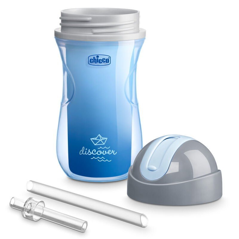 Chicco Isı Yalıtımlı Sport Pipetli Bardak 14 Ay+ Erkek Mavi