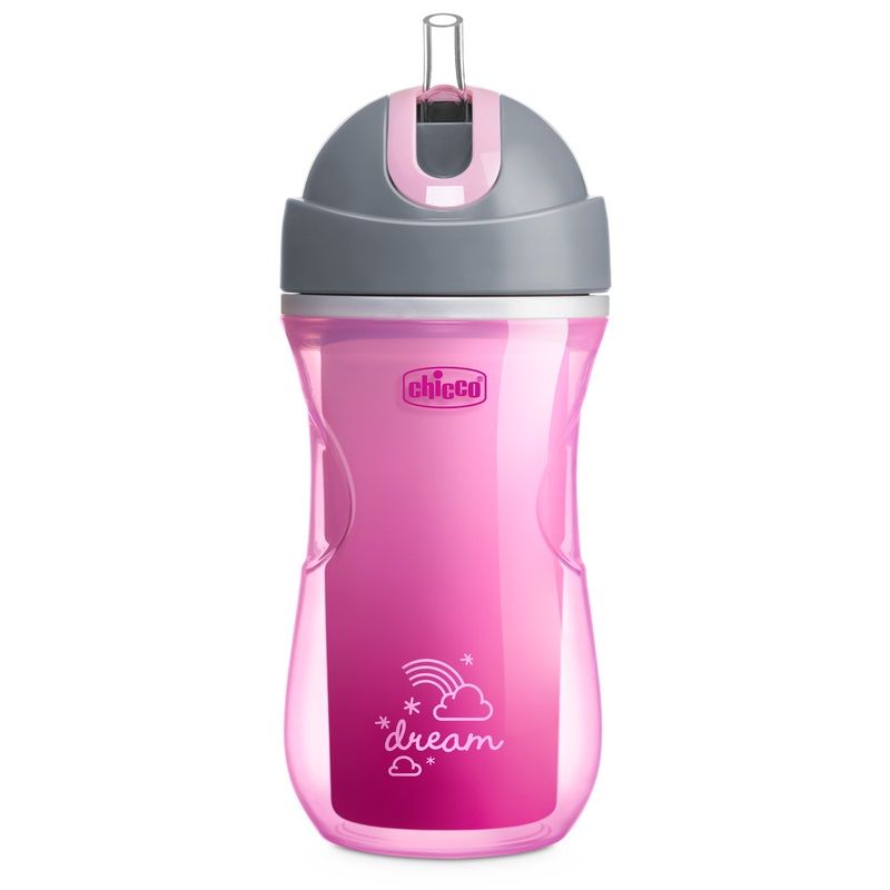 Chicco Isı Yalıtımlı Sport Pipetli Bardak 14 Ay+ Kız