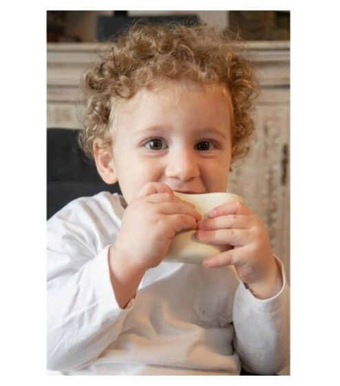 BabyJem Silikon Bardak 714 Ekru