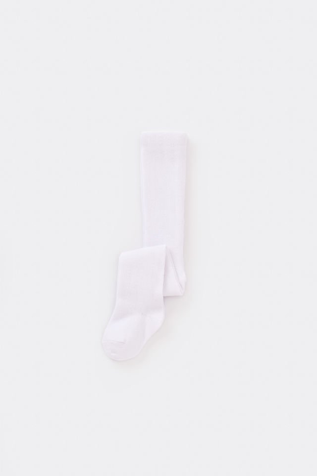 Bibaby Biorganic Basic Külotlu Çorap 68235 Beyaz