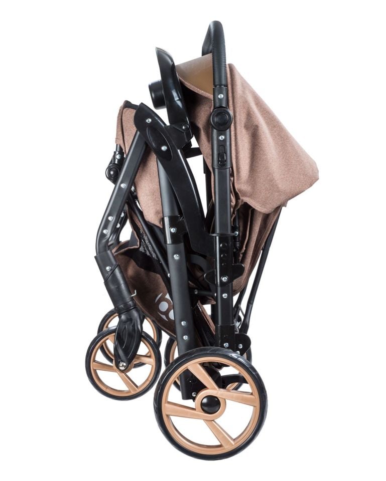 Baby Care 500 Combo Maxi Pro Çift Yönlü Puset Kahve