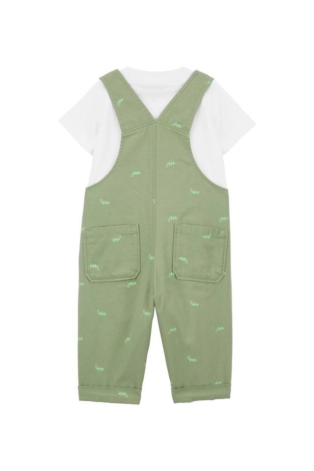 Carter's Erkek Bebek Salopet Set 1Q633310 Karışık Renkli