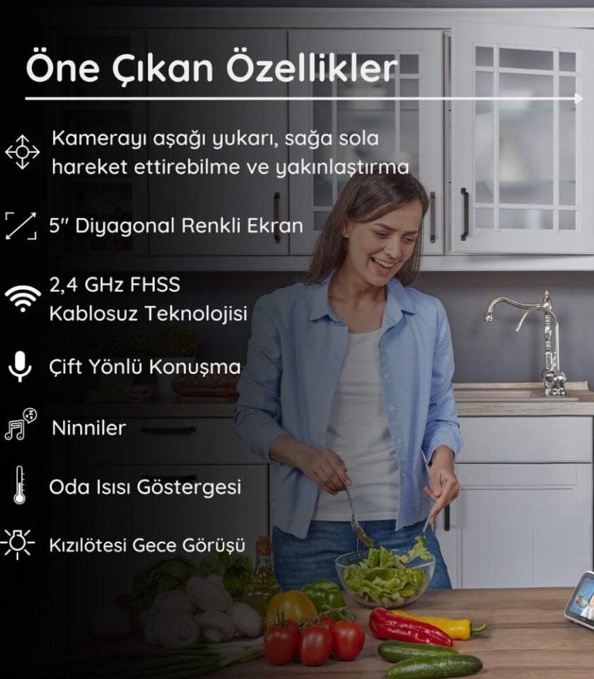 Motorola Hubble HBL11 Nursery View Pro Dijital Bebek Kamerası