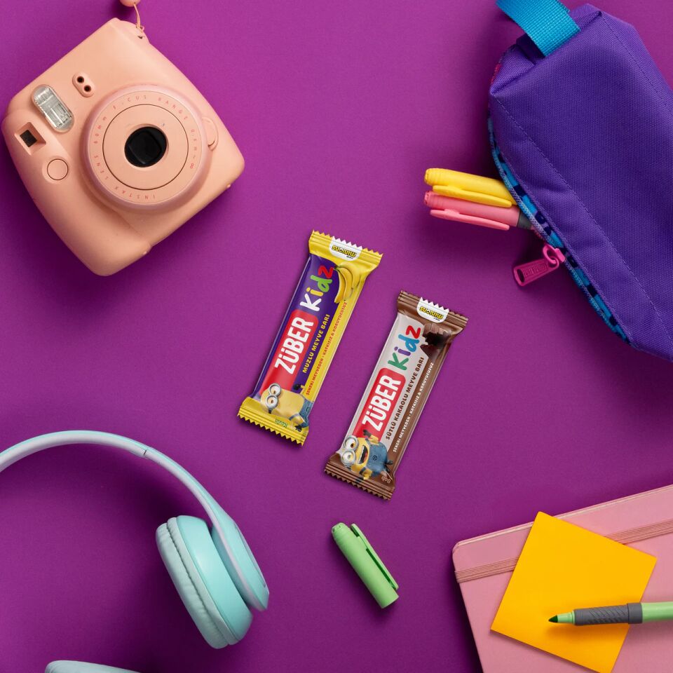 Züber Kidz Meyve Barı 25 Gr Kakaolu