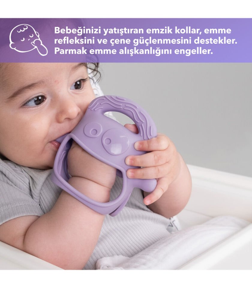 Mochi Diş Kaşıyıcı Lila