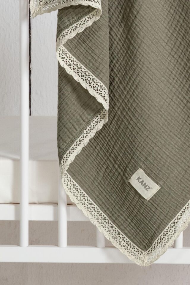 Kanz 4 Kat Kopanaki Müslin Pike Knz-017 Yeşil