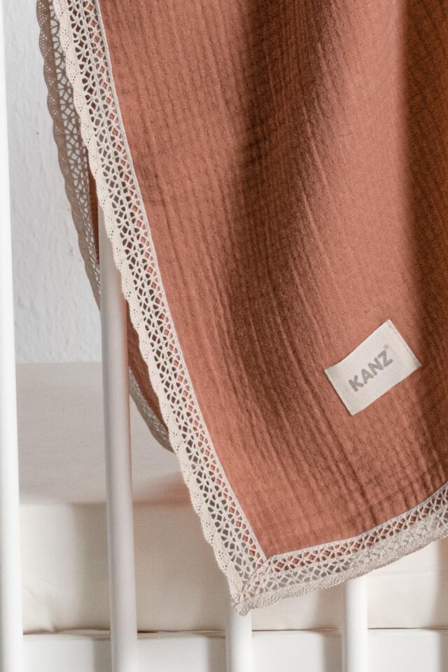 Kanz 4 Kat Kopanaki Müslin Pike Knz-017 Kiremit