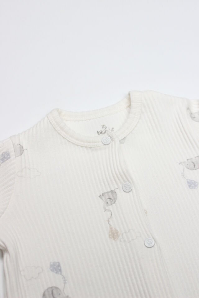 Bistyle Flying Elephant Tulum 15112 Ekru Gri