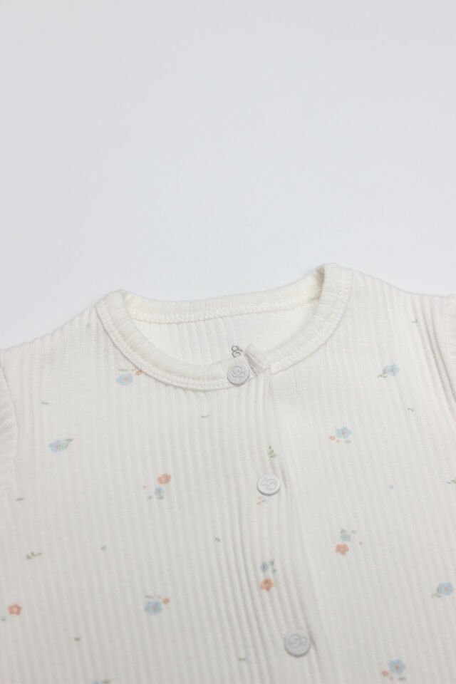 Bistyle Bloom White Tulum 15113 Ekru Gül Kurusu