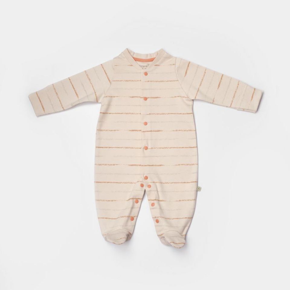Bibaby Biorganic Hello Safari 10'Lu Hastane Çıkış Seti 63230 Ekru - Kiremit