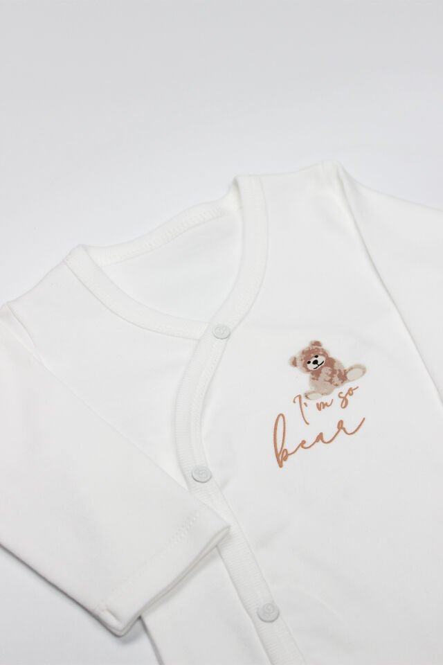 Bistyle I Am So Bear Uzun Kol Badi 17107 Bej-Ekru