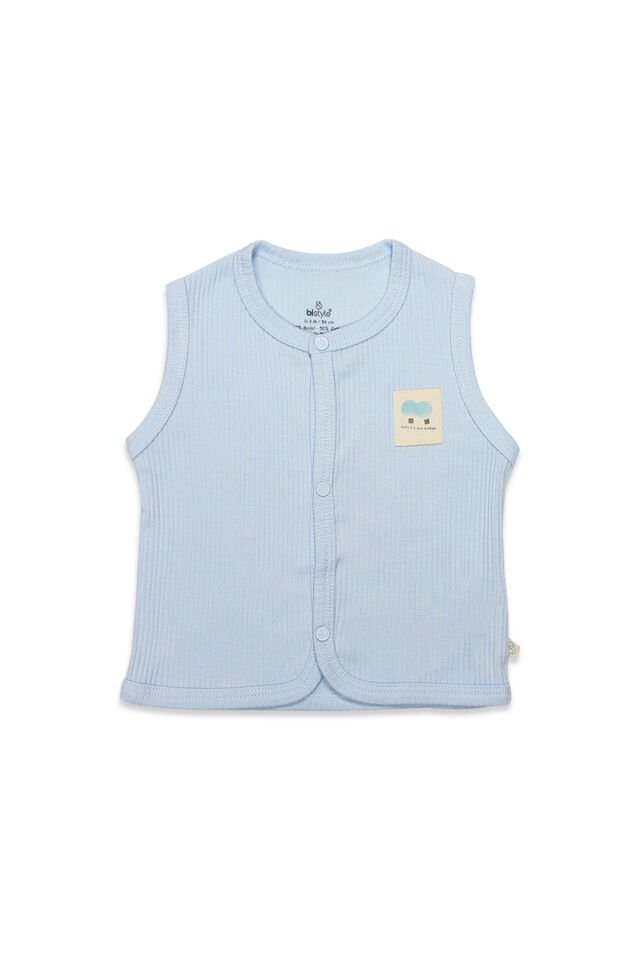 Bistyle Modal Flying Balloons Bebek Yelek BS18110 Mavi