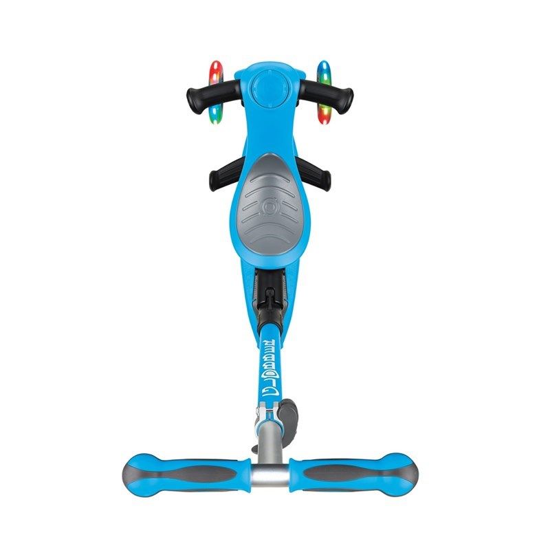 Globber Go Up Deluxe Scooter (Işıklı) - Mavi