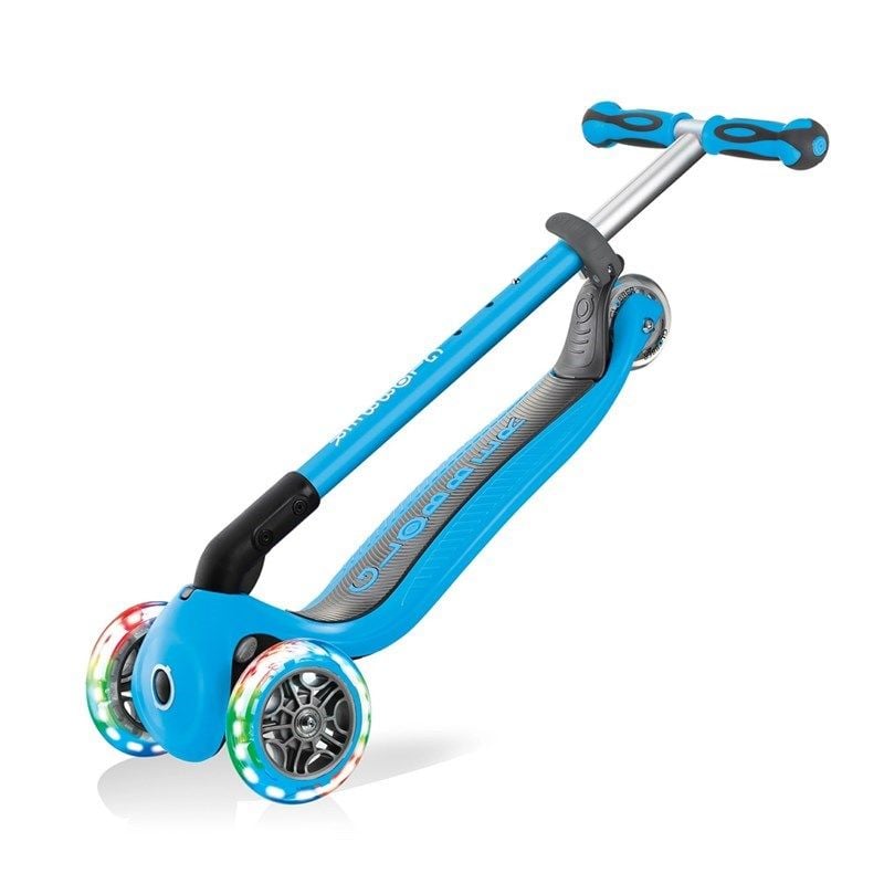 Globber Go Up Deluxe Scooter (Işıklı) - Mavi